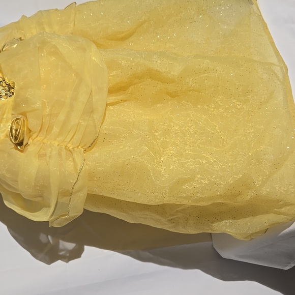 Princess Belle Beauty And The Beast Disney Halloween Costume Size 5/6 Girls - Picture 3 of 10